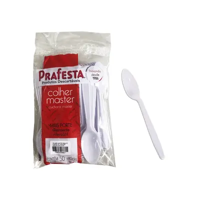 COLHER REFEIÇÃO BRANCA BELLOCOPO COM 50