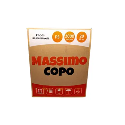 COPO MASSIMO 50ML COM 100 PS BR