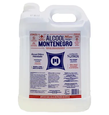ÁLCOOL MEDICAL 70º MONTENEGRO 5L