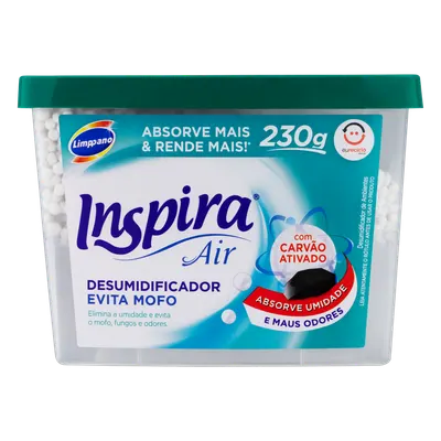 ANTI MOFO INSPIRA CARVÃO ATIVADO 180GR