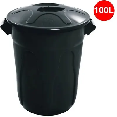 LIXEIRA JSN COM TAMPA 100 LITROS