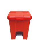 LIXEIRA QUAD JSN C PEDAL 15L VERMELHO