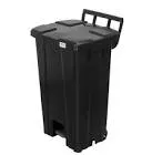 LIXEIRA QUAD JSN C PEDAL RODAS 100L PR