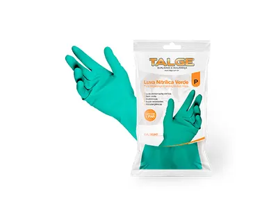 LUVA NITRILICA VERDE CARBOGRAFITE M