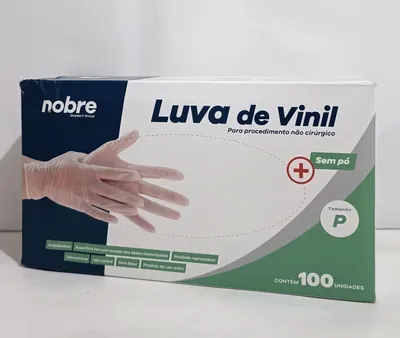 LUVA VINIL SEM PO P COM 100 NOBRE