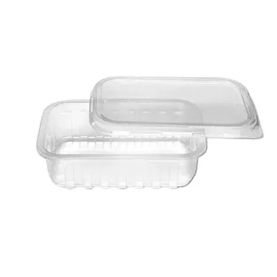 POTE 1000ML RETANGULAR COM TAMPA C/ 24
