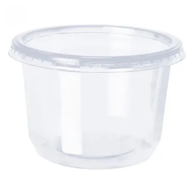 POTE 140ML REDONDO COM TAMPA C/ 24