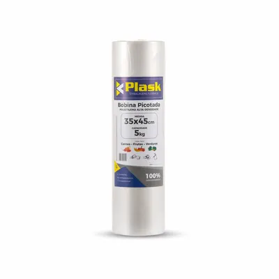 BOBINA PLÁSTICA PICOTADA PLASK 25X35