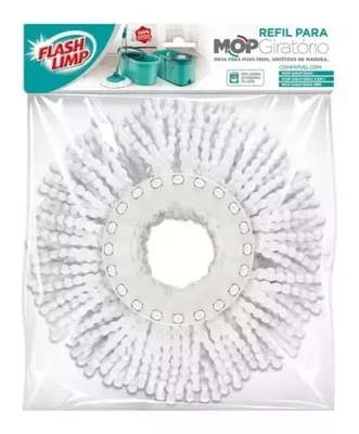 REFIL MOP GIRATORIO FLASH LIMP