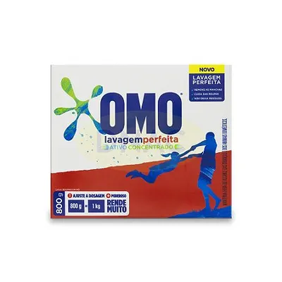 SABAO PO OMO 800G LAVAGEM PERFEITA