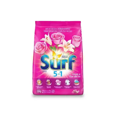 SABAO PO SURF ROSAS E FLOR SACHE 800G