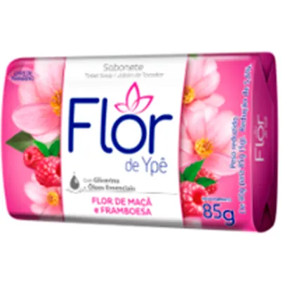 SABONETE BAR FLOR YPE AZUL SUAVE 85G