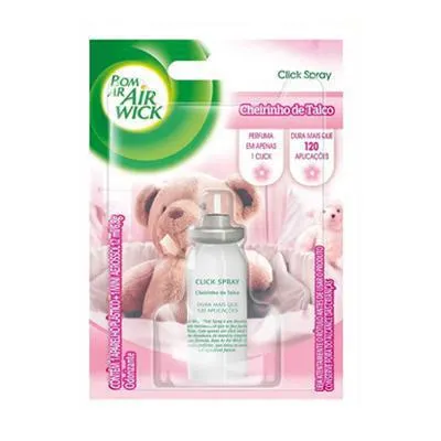 BOM AR CLICK SPRAY AP+REFIL 12ML TALCO
