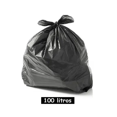 SACO LIXO 100 LT PESADO TRANSP C/ 100 UNIDADES