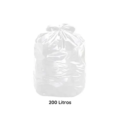 SACO LIXO LUPE 200L TRANSPARENTE PESADO