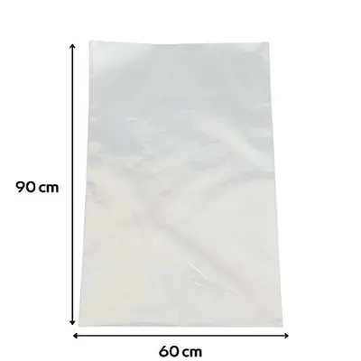 SACO PLÁSTICO PE 60 X 90 0,06 2KG