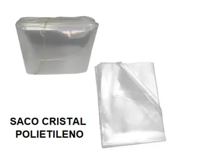 SACO PLÁSTICO VIRGEM 80 X 100 X 0,06 1KG