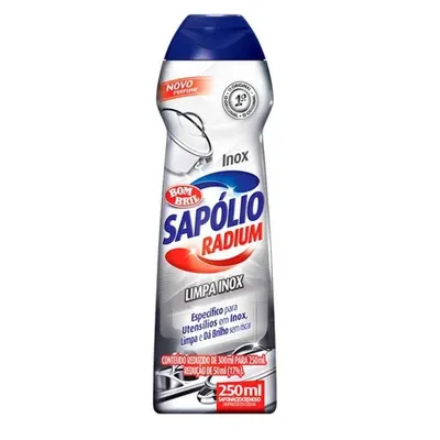 SAPOLIO RADIUM CREM 300ML LIMPA INOX