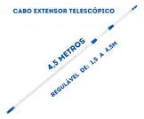 CABO ALUMÍNIO BRALIMPIA PROLONGADOR 4,5M