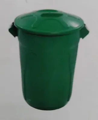 LIXEIRA PLASTICA REDONDA 20L C/ TAMPA VERDE