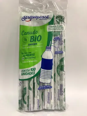 CANUDO BIODEGRADAVEL 5MM X 21CM COM 100