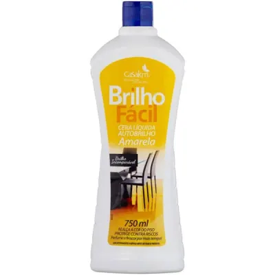 CERA BRILHO FACIL 750ML AMARELA